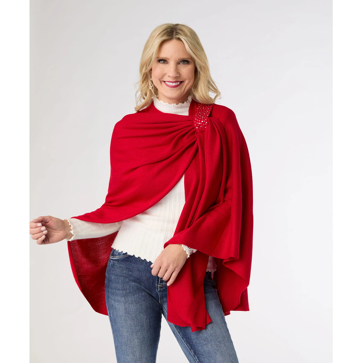 Kiara Pull Thru Wrap W/ Embellishment