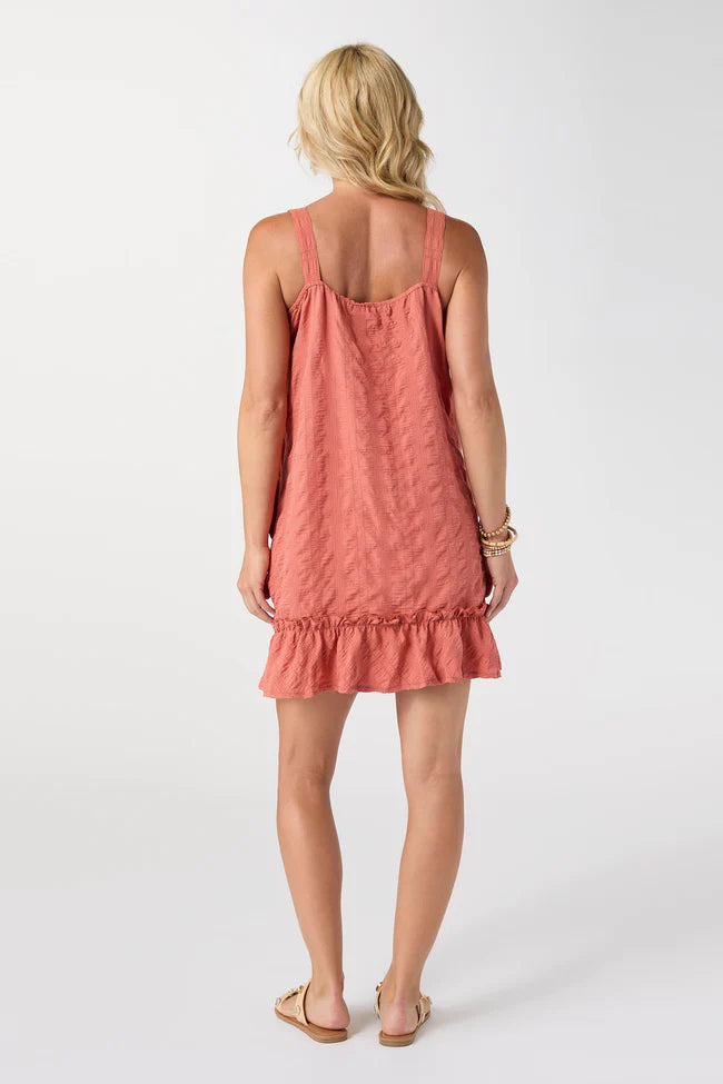 Gemma Seersucker Dress with Pockets