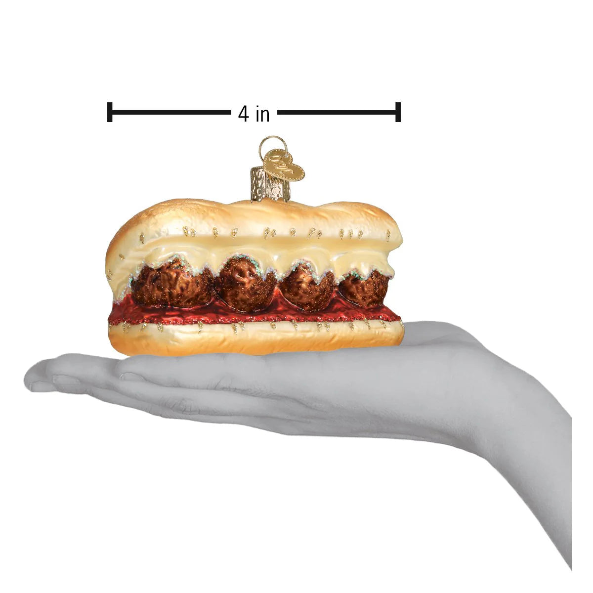 Meatball Sandwhich Ornament