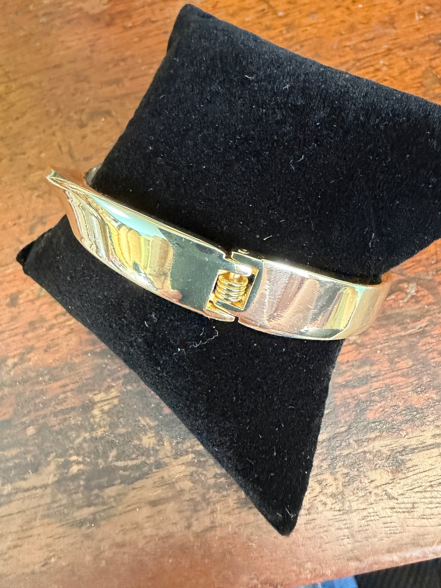 Hinged Cuff Bracelet Crossover