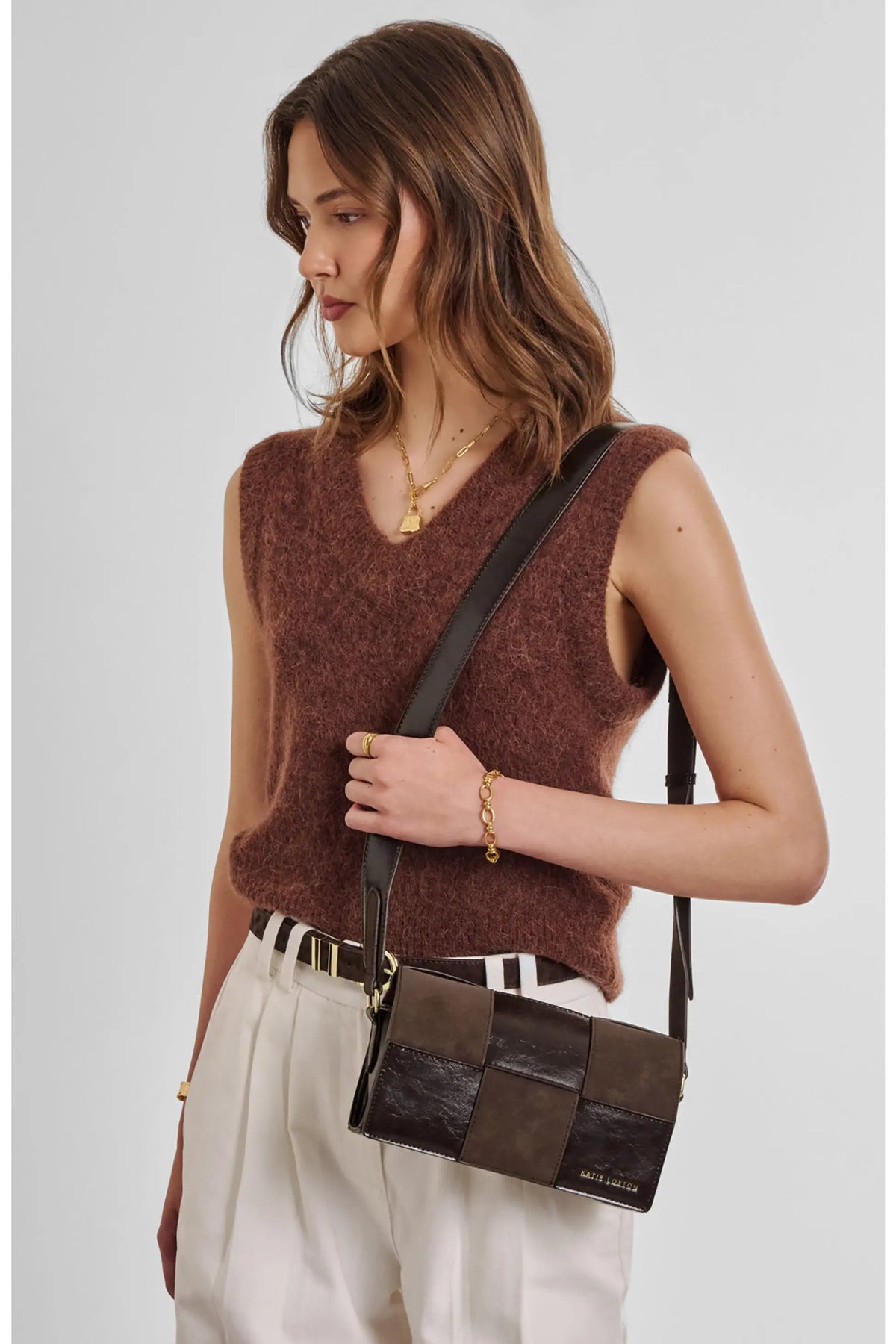 Taya Suedette Crossbody Bag