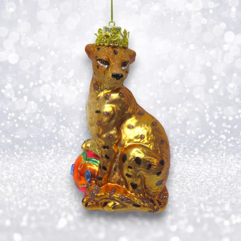 Circus Leopard Ornament