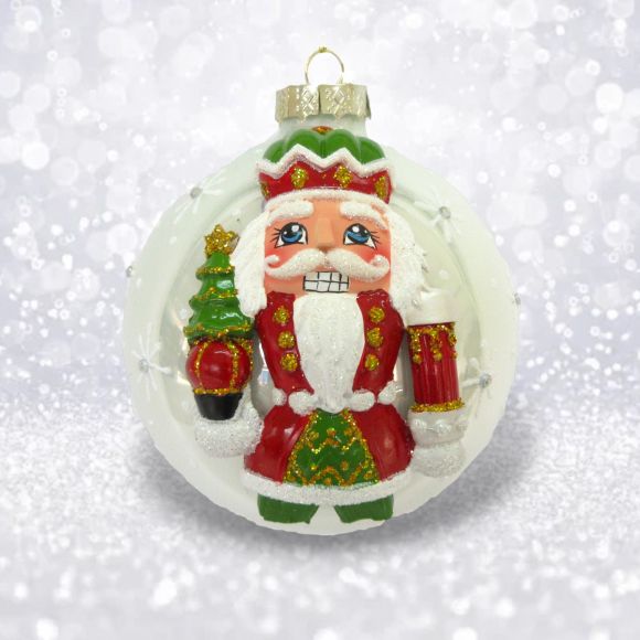Painted Nutcracker Ornament