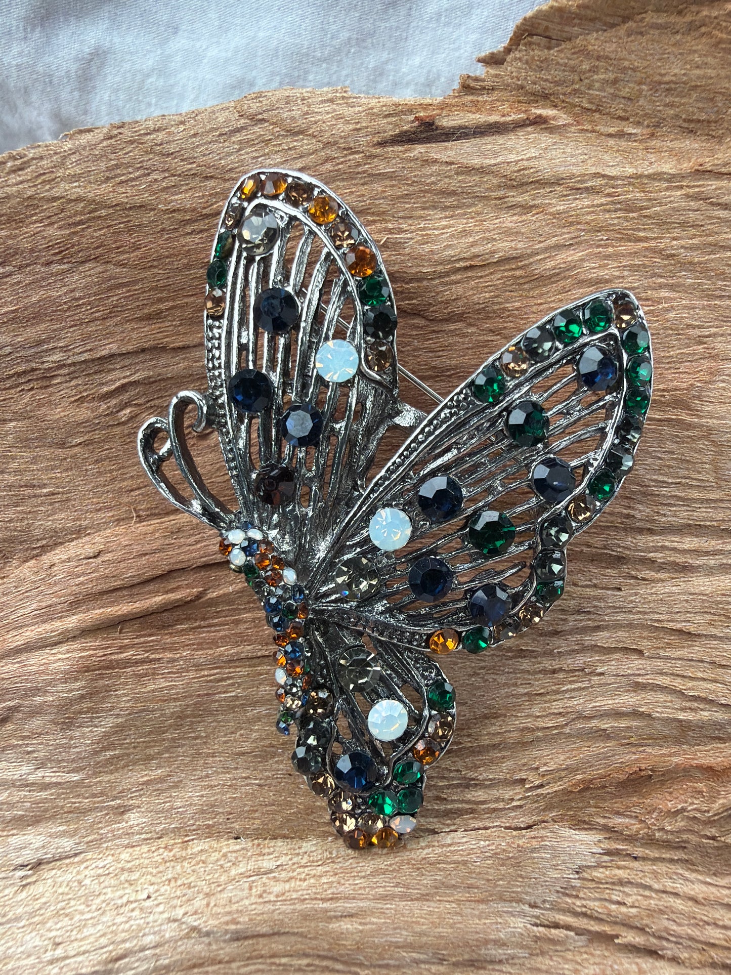 Butterfly Closed Winged Brooch