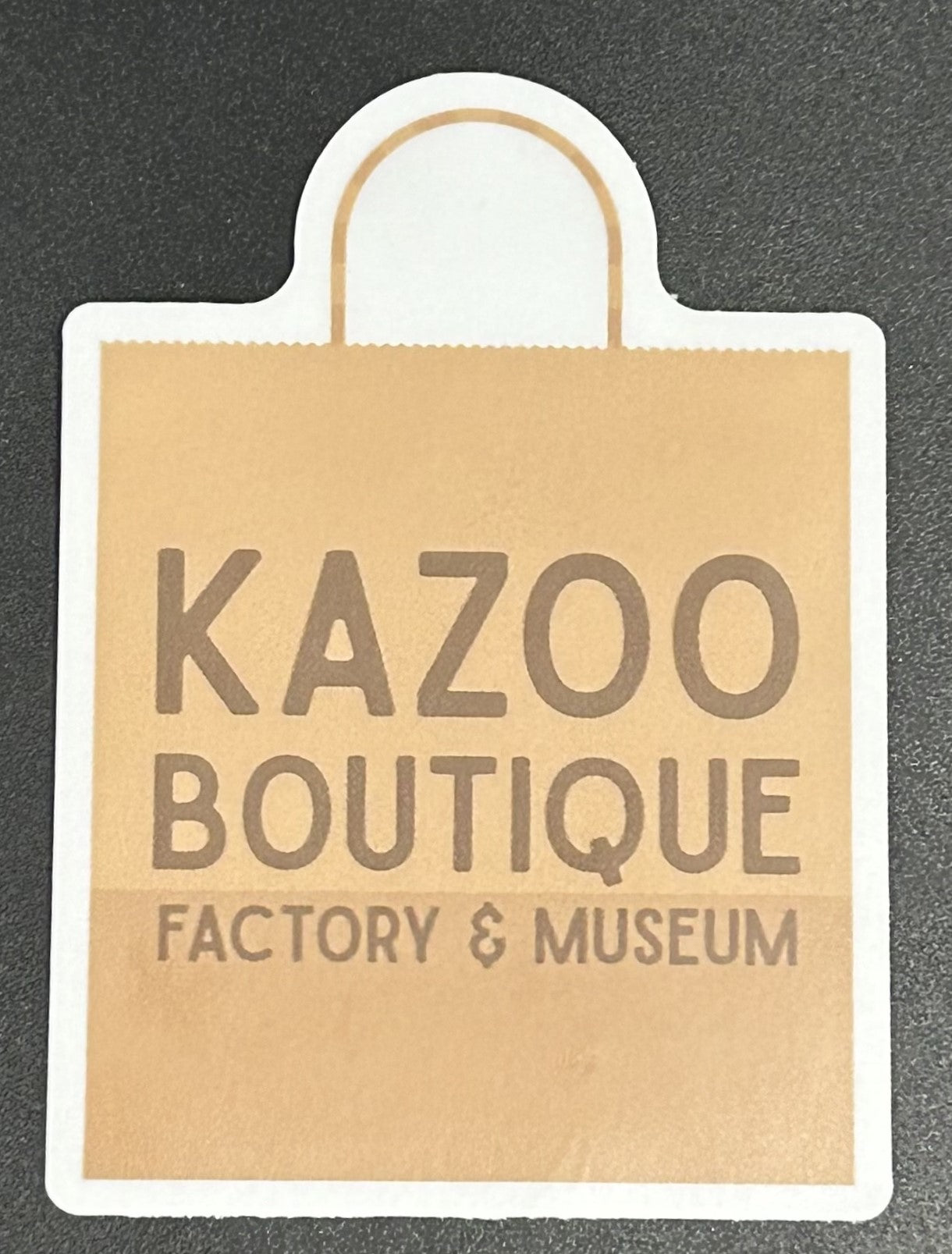 Kazoo Boutique Shopping Bag Sticker