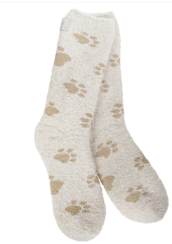 Spring Cozy Crew Socks - Paw