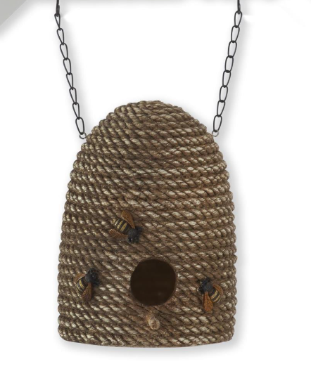 Beehive Birdhouse Arrow Sign
