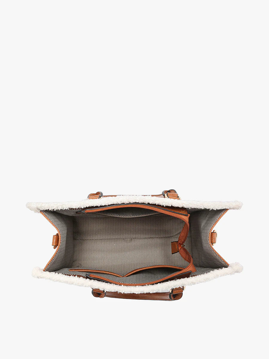 Bevin Sherpa Trim Tote