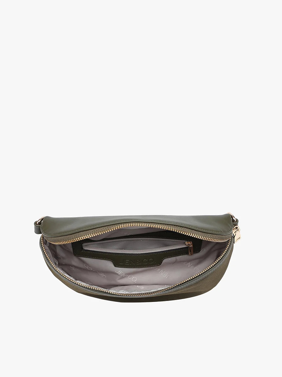 Regina Vegan Suede Sling Bag