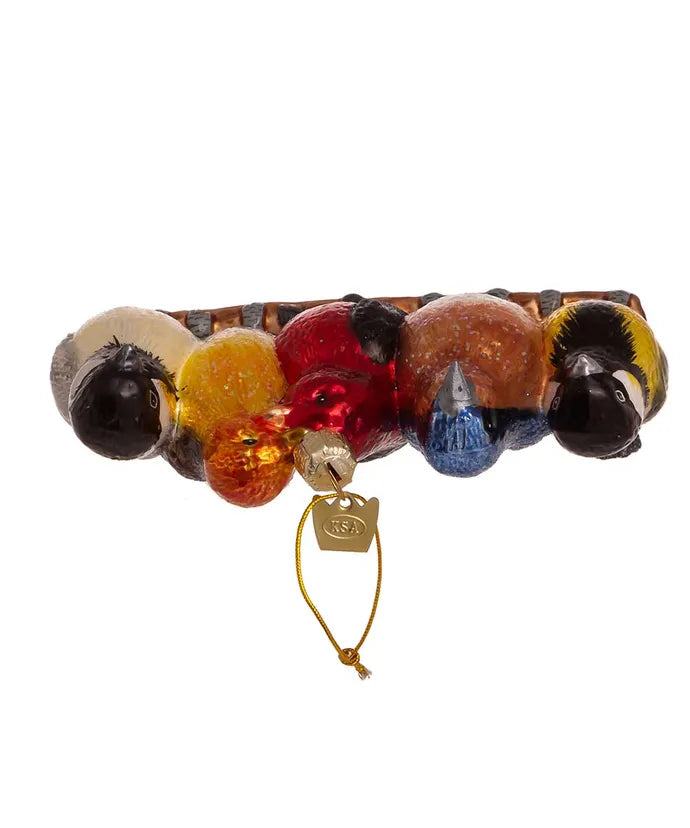 Glass Songbirds Ornament