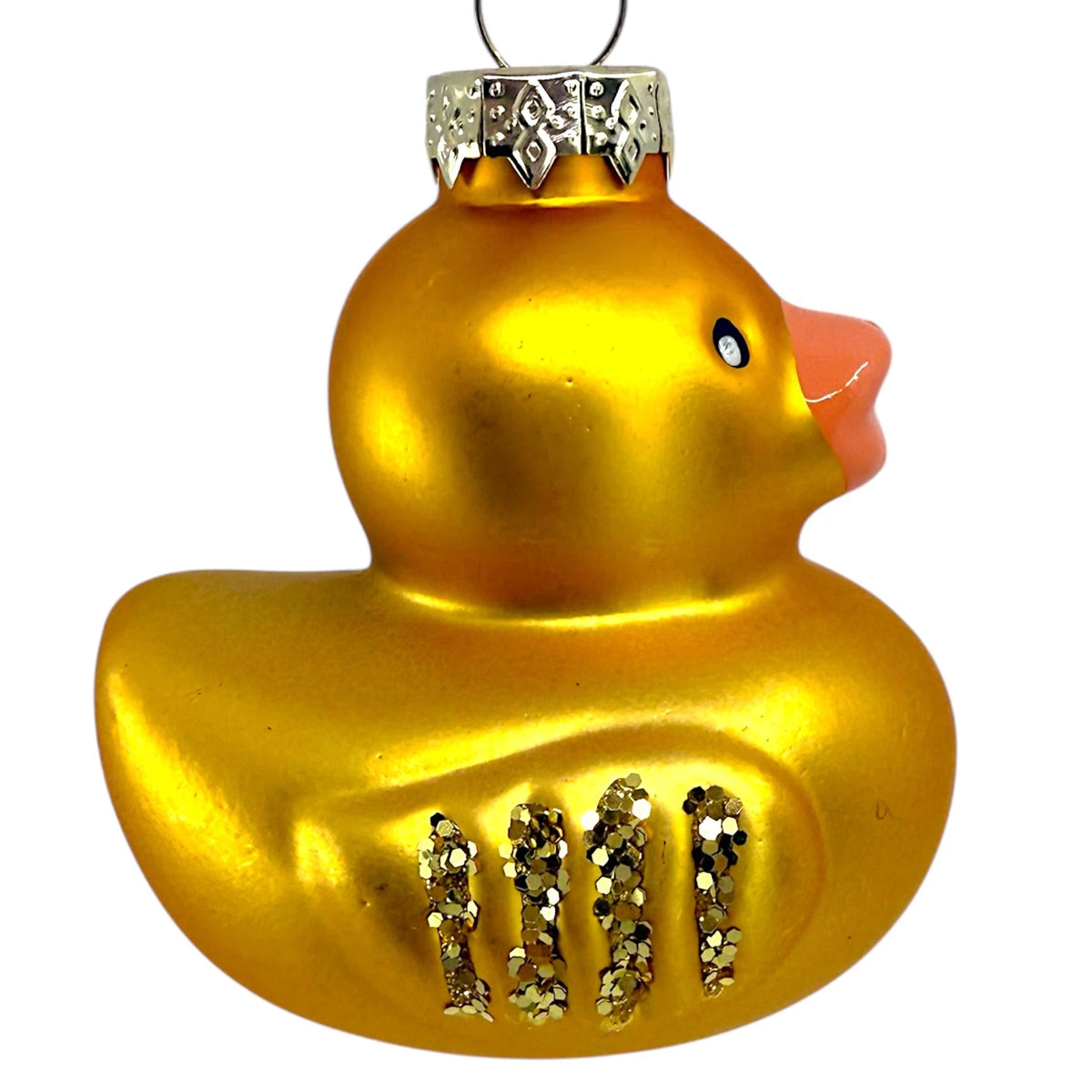 Rubber Duck Glass Ornament