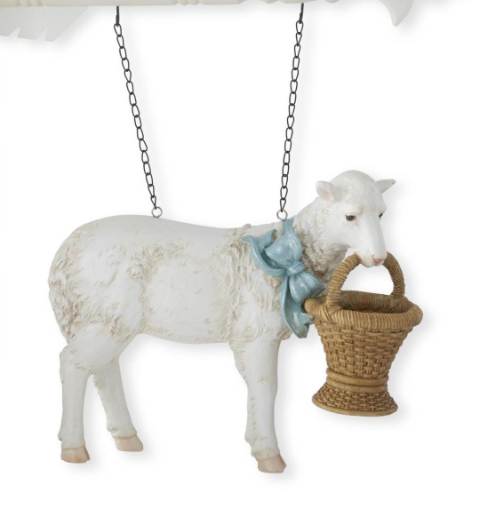 Lamb w/Basket Arrow Sign