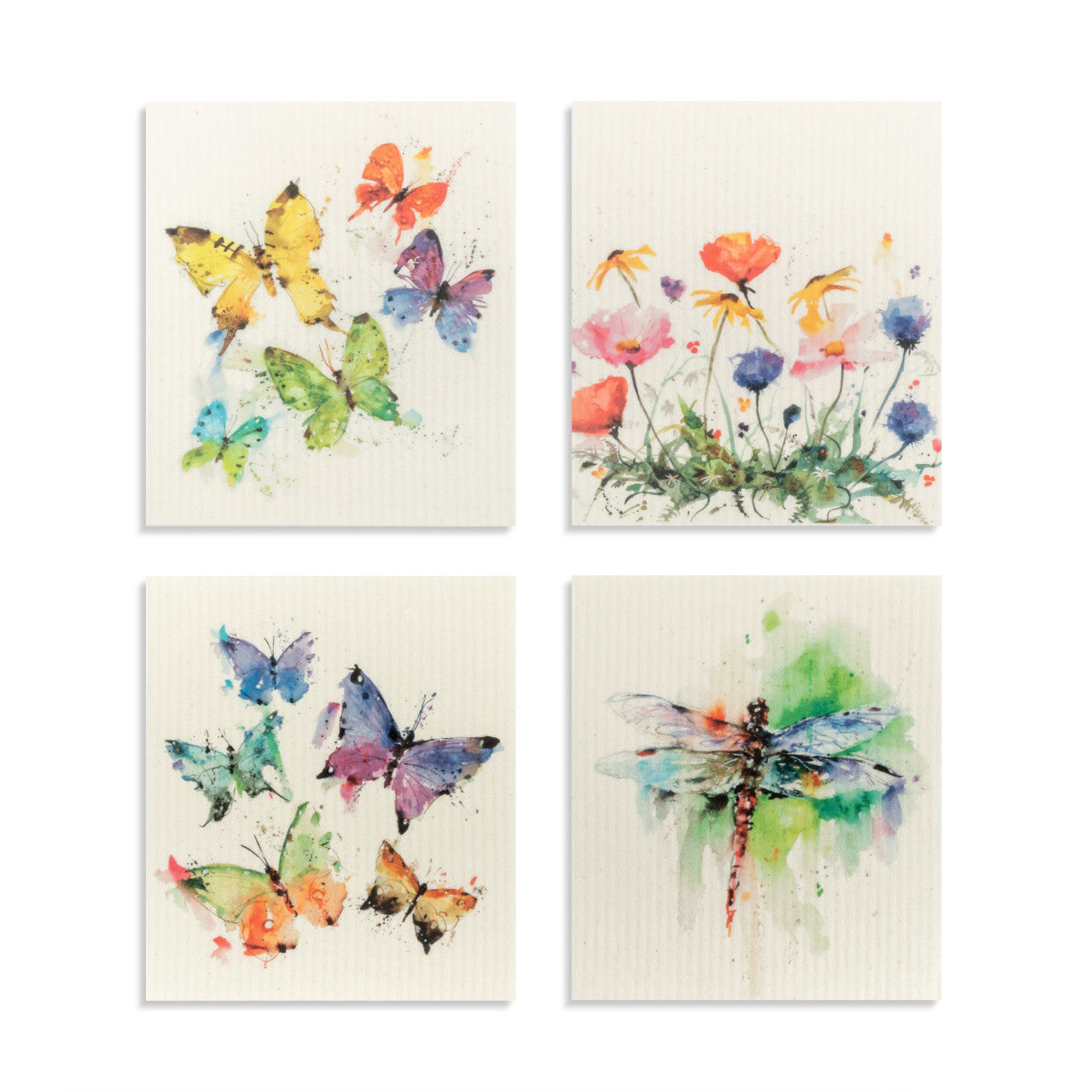 Butterflies Dish Cloths