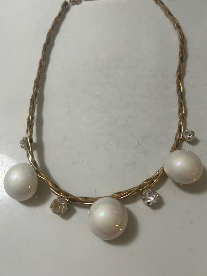 Twisted Gold Chain Necklace