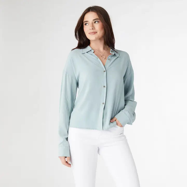 Soft Button Down Top