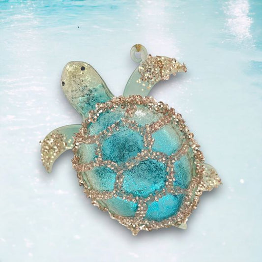 Sea Green Turtle Ornament