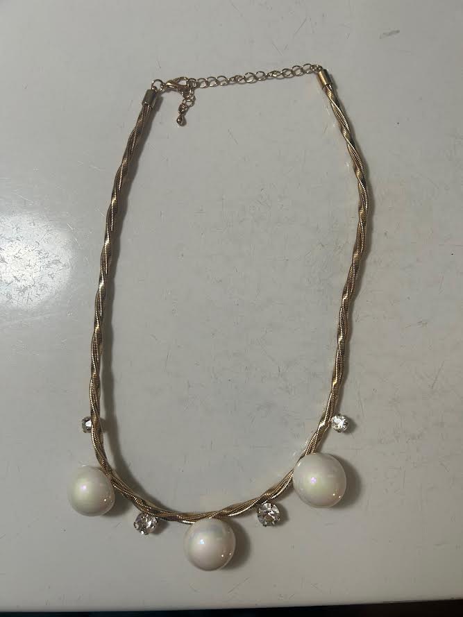 Twisted Gold Chain Necklace