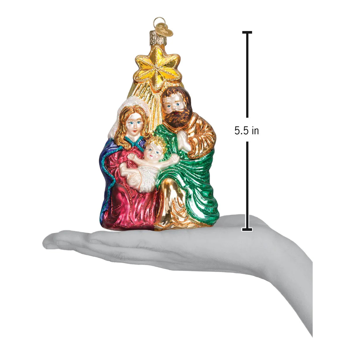 Holy Family with Star Ornament