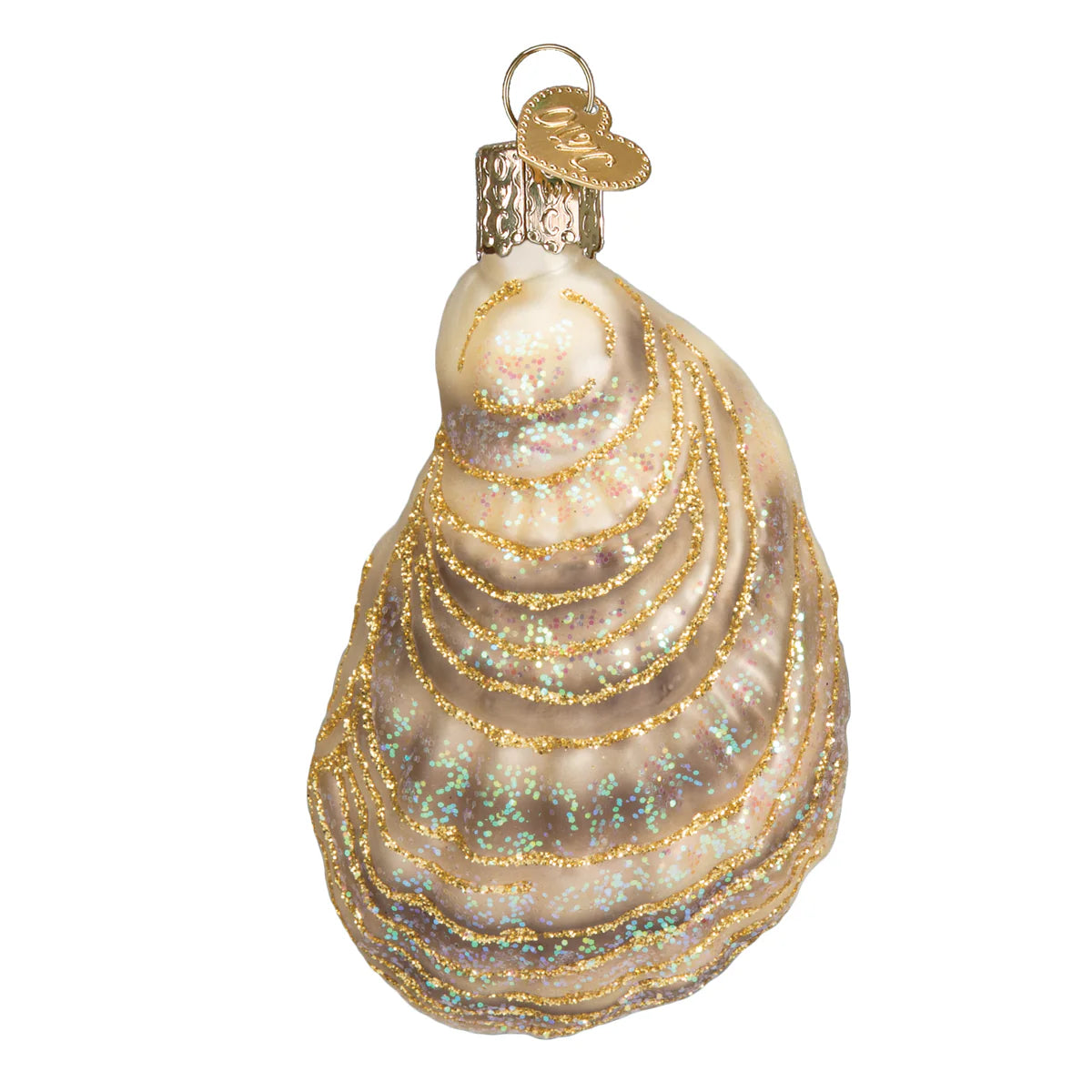 Oyster Shell with Pearl Ornament