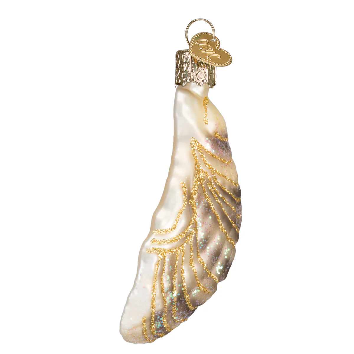 Oyster Shell with Pearl Ornament