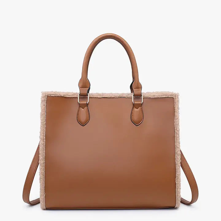 Bevin Sherpa Trim Tote
