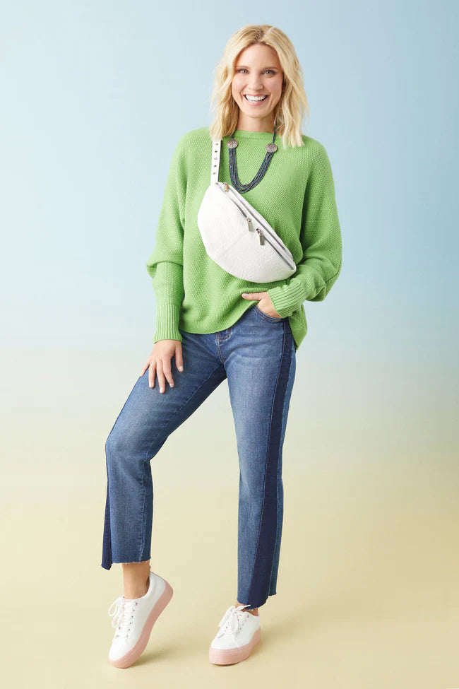 Relaxed Ciana Sweater - Lattice Back