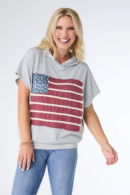 Vintage America Hooded Top