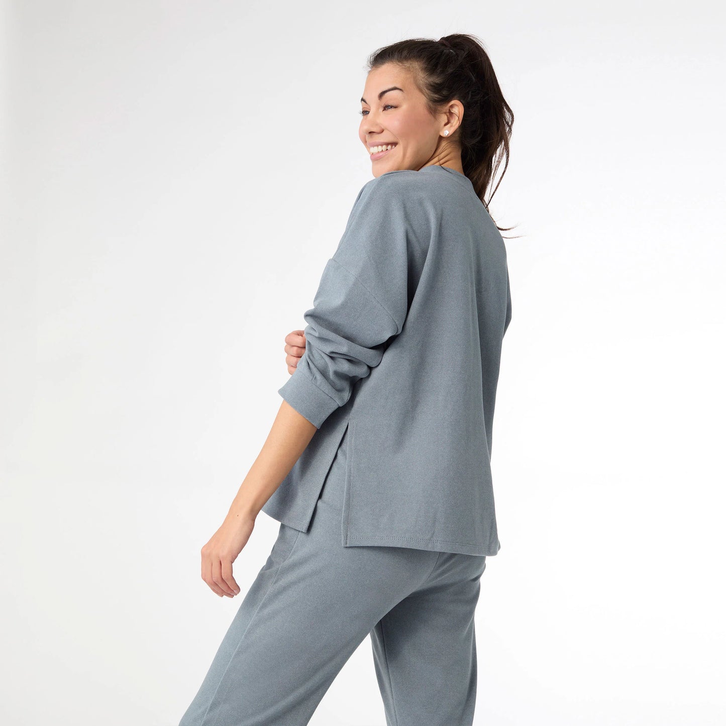 Weekend Brushed Henley Top