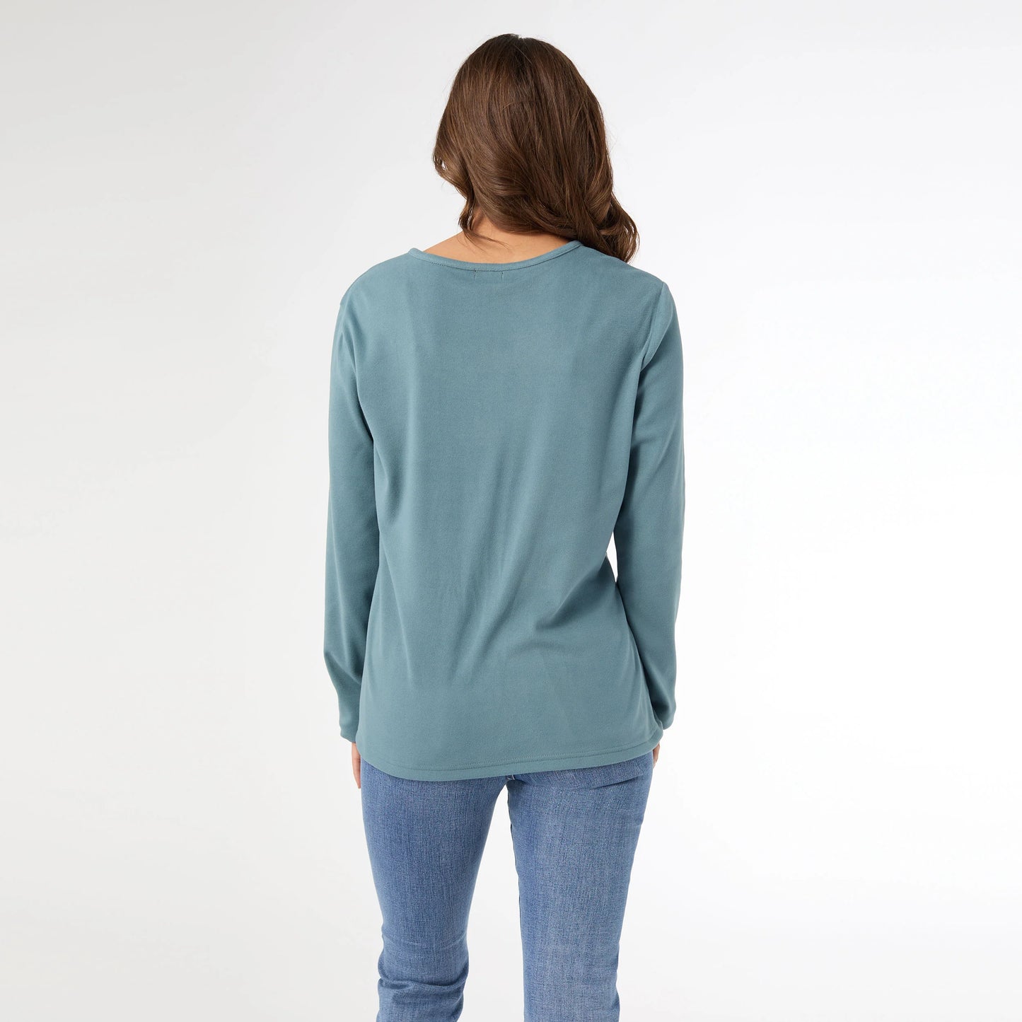 Soft Brushed V-neck Top