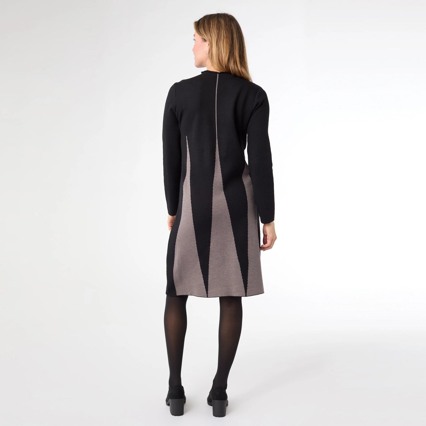 Mock Neck Sweater Dress