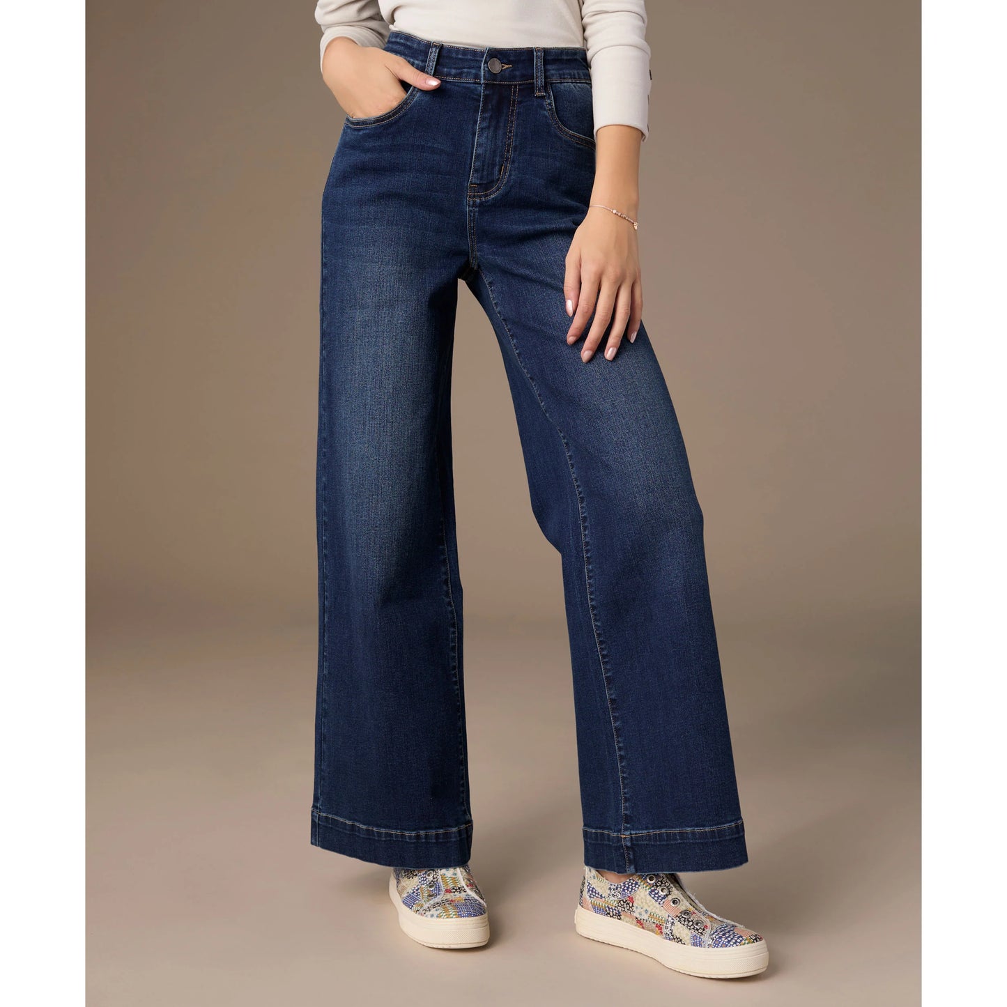 Everstretch Wide Leg Jeans