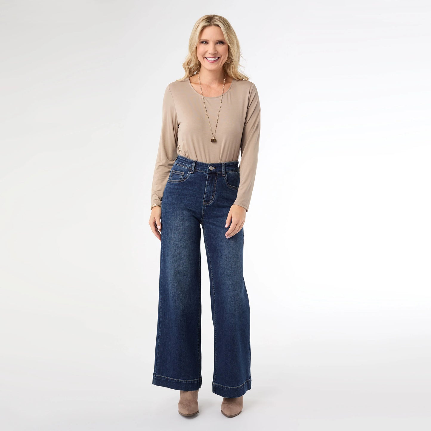 Everstretch Wide Leg Jeans