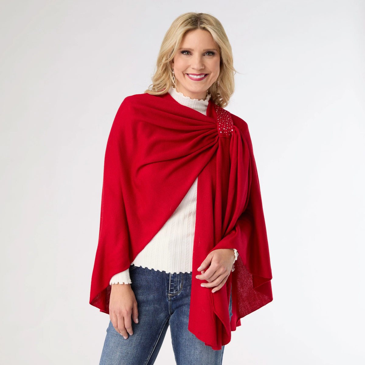 Kiara Pull Thru Wrap W/ Embellishment