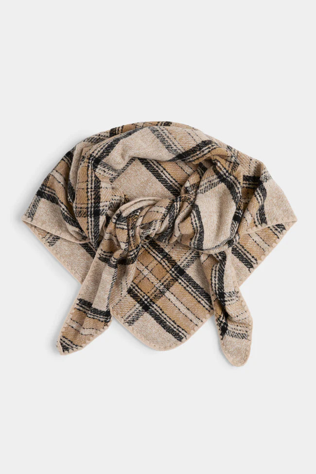 Plaid Triangle Wrap+ Bracelet set