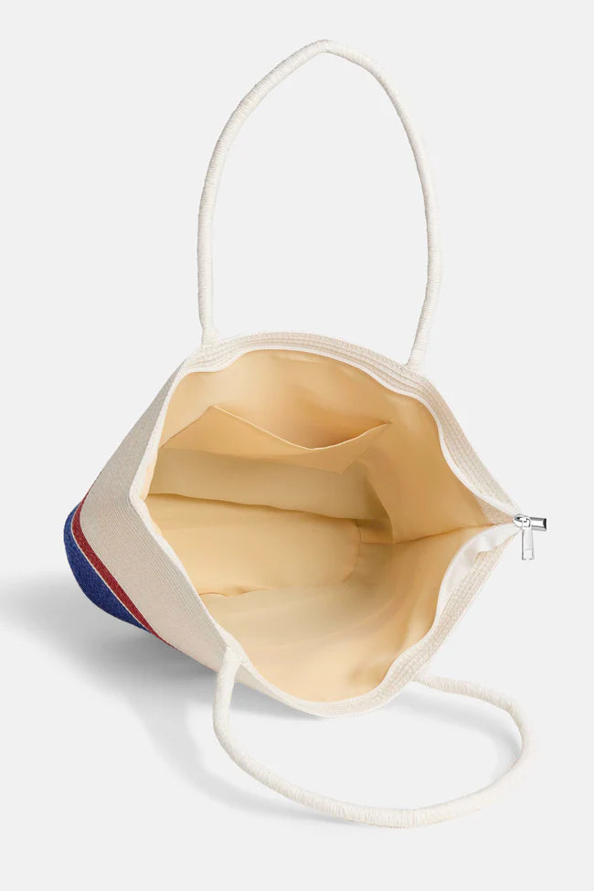 Patriotic Striped Tote