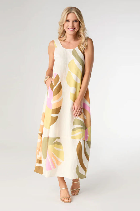 Relaxed Tank Dress with Side Pockets