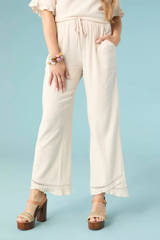 Crossover Ruffle Pant