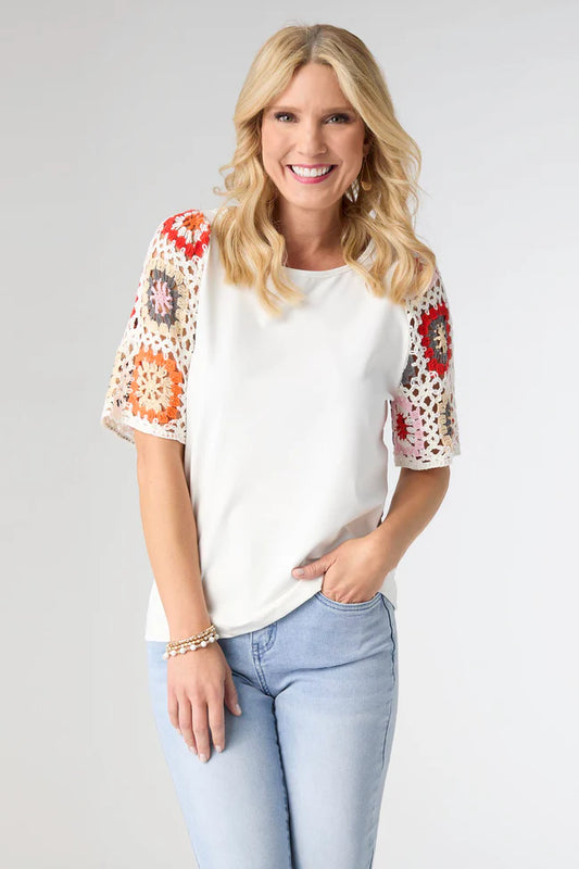 Colorful Crochet Top