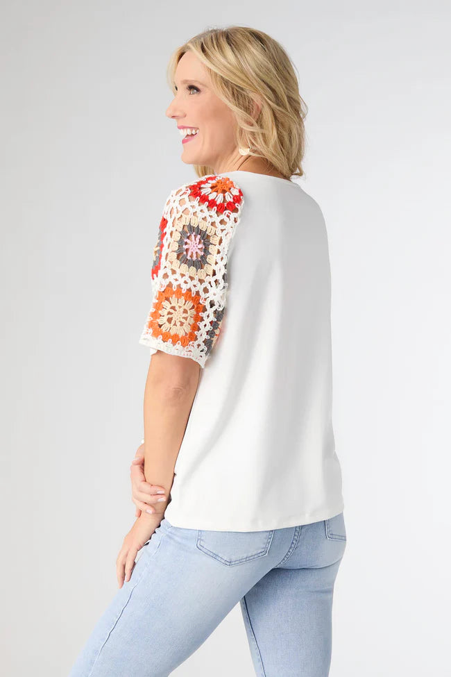 Colorful Crochet Top