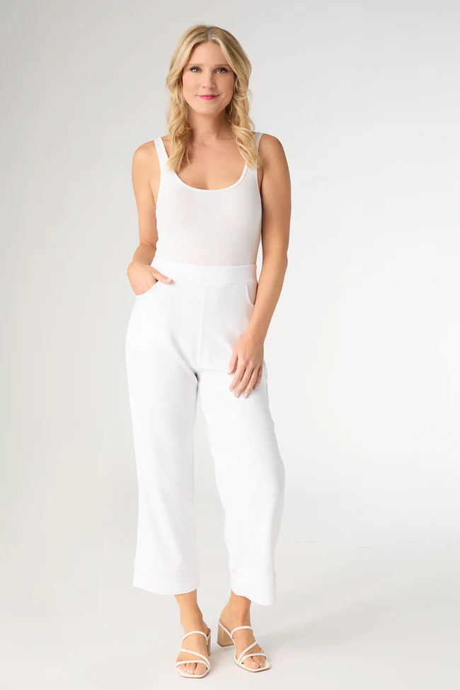 Georgie Wide Leg Cropped Pant