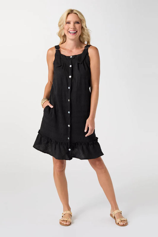 Gemma Seersucker Dress with Pockets