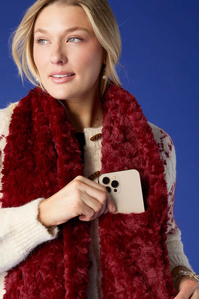 Anika Hidden Pocket Scarf
