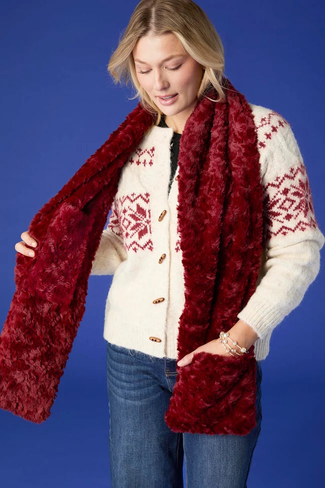 Anika Hidden Pocket Scarf