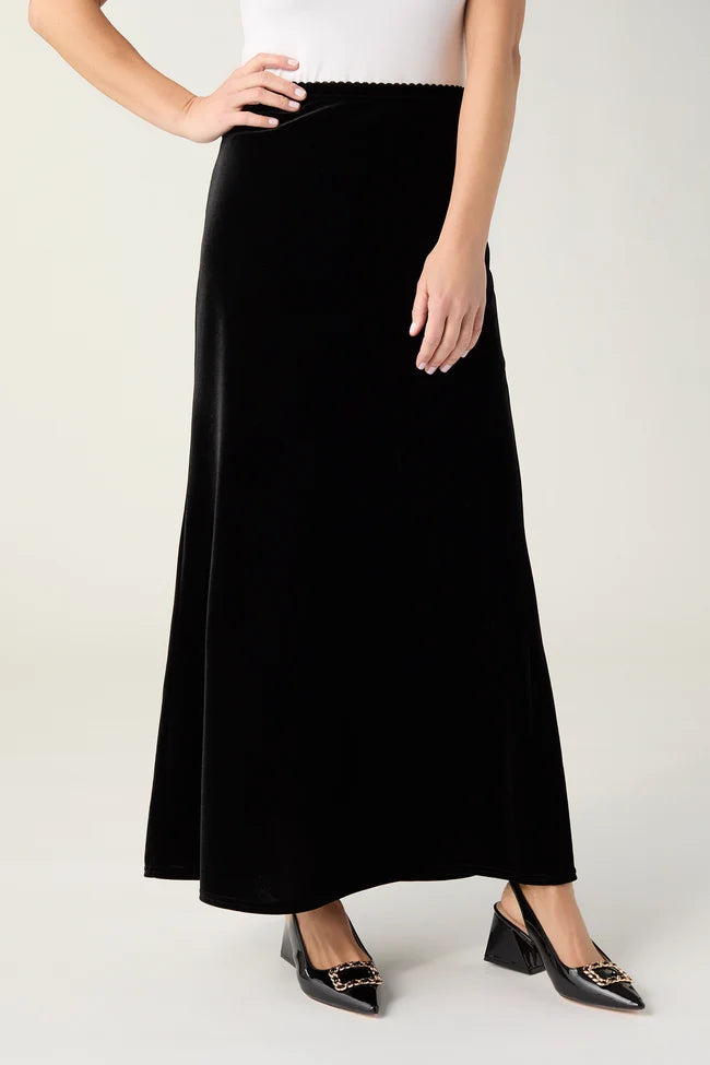 Carmen Long Velour Skirt
