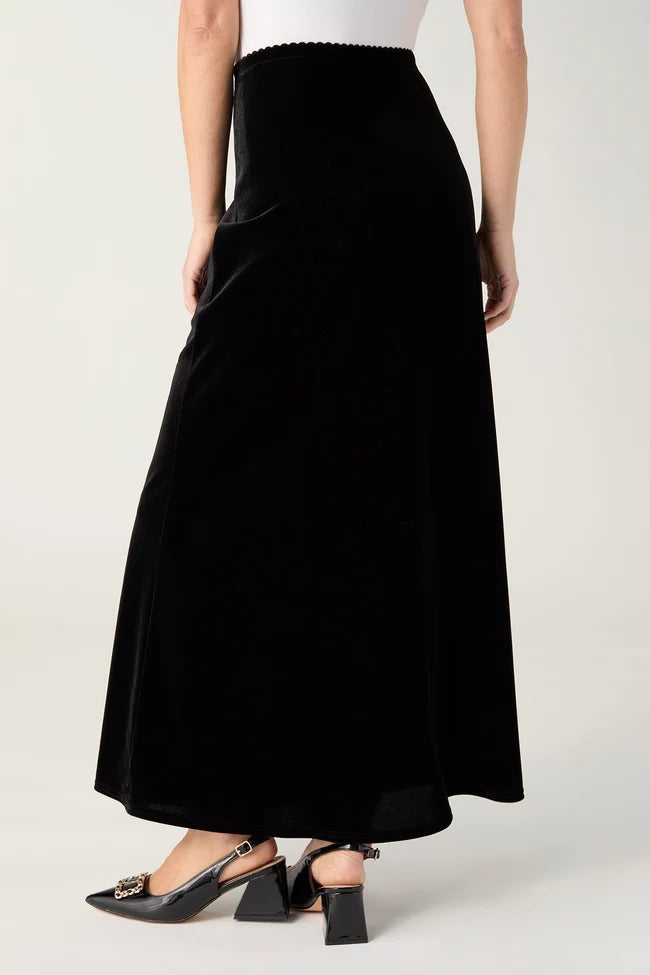 Carmen Long Velour Skirt