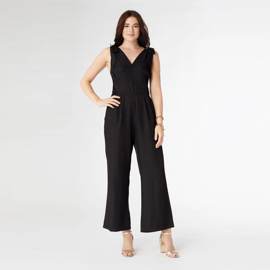 Tie Shoulder Jumpsuit