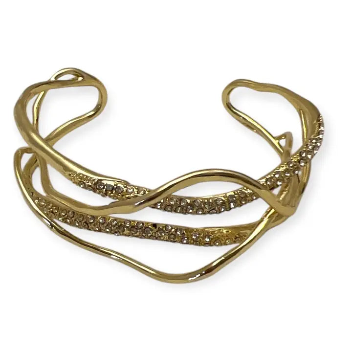 Statement Rhinestone Bracelet