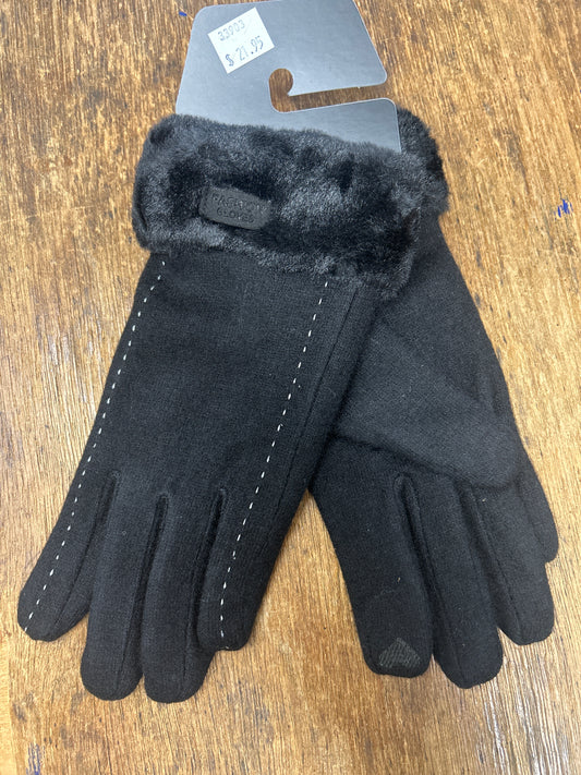 GLOVES  FUR TRIMMED