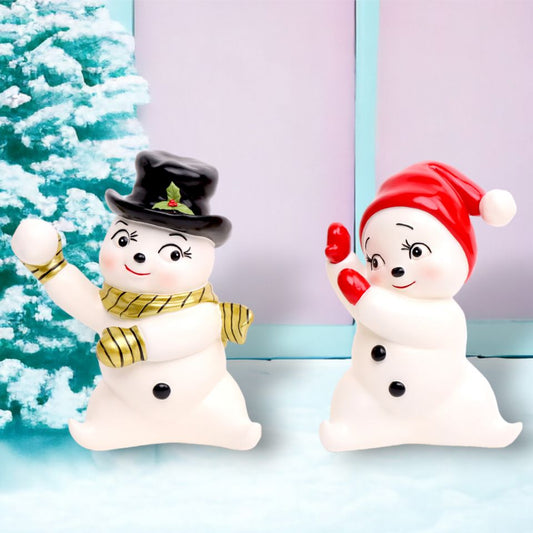 retro snow kids set of 2