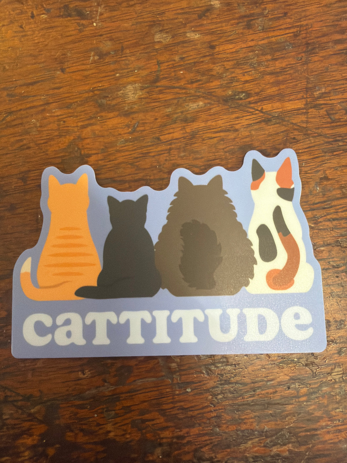 Cattitude Sticker
